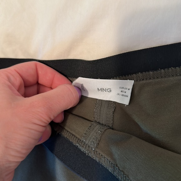 Mango Green Elastic Pants - Picture 4 of 4